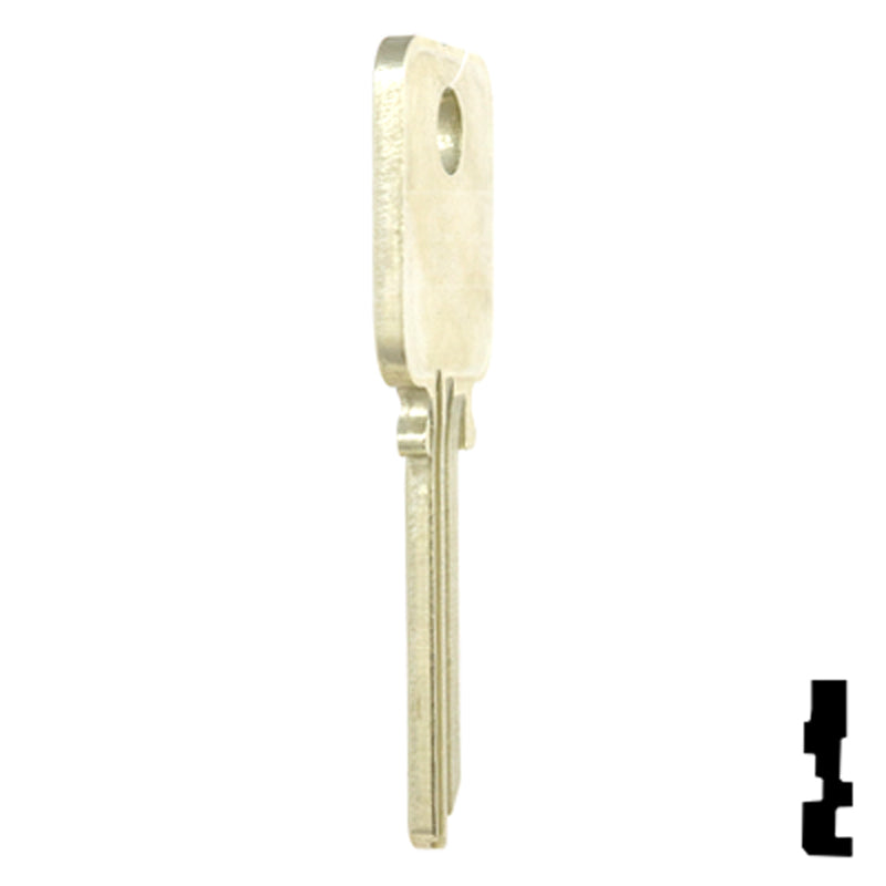 Uncut Key Blank | Medeco | 1687 Residential-Commercial Key Ilco