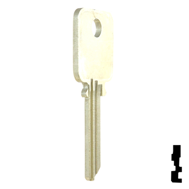 Uncut Key Blank | Medeco | 1687 Residential-Commercial Key Ilco