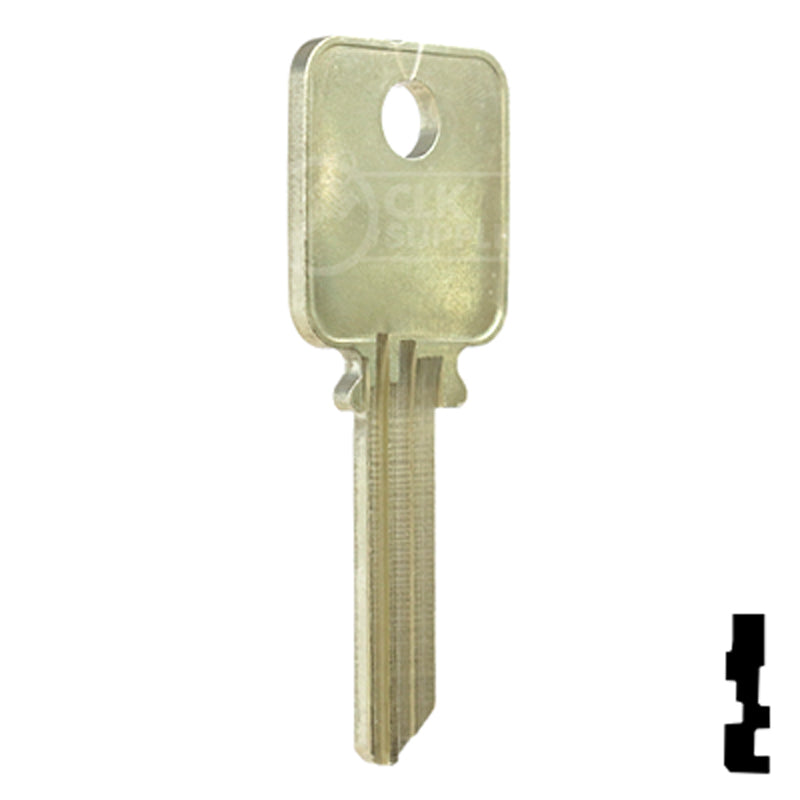 Uncut Key Blank | Medeco | 1687 Residential-Commercial Key Ilco