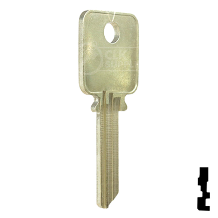 Uncut Key Blank | Medeco | 1687 Residential-Commercial Key Ilco