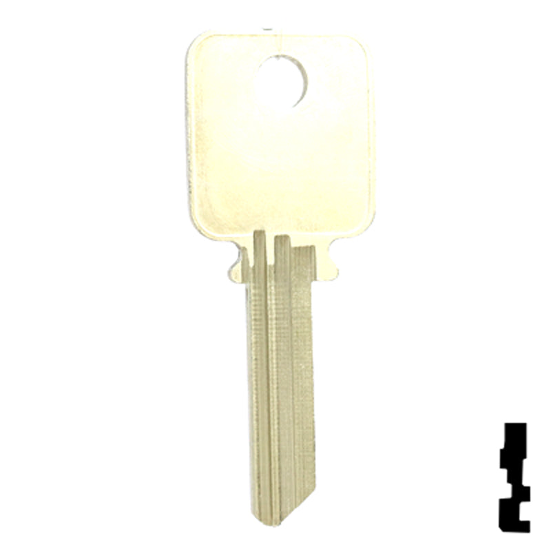 Uncut Key Blank | Medeco | 1687 Residential-Commercial Key Ilco