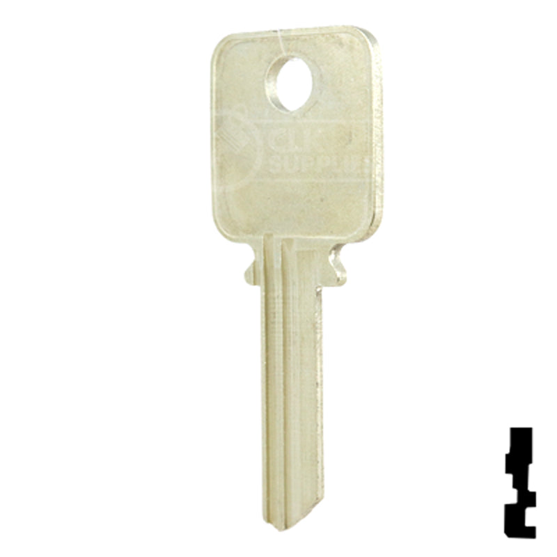 Uncut Key Blank | Medeco | 1687 Residential-Commercial Key Ilco
