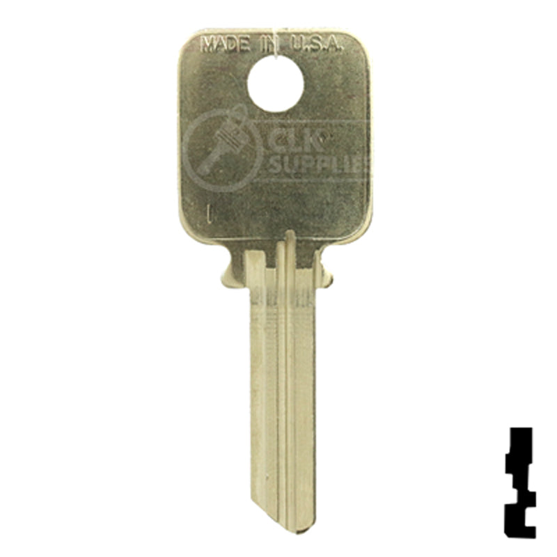 Uncut Key Blank | Medeco | 1687 Residential-Commercial Key Ilco