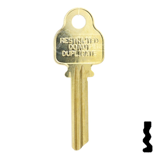 Uncut Key Blank | Medeco | A1517 Residential-Commercial Key Ilco