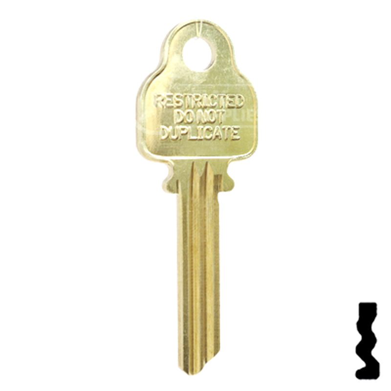 Uncut Key Blank | Medeco | A1517 Residential-Commercial Key Ilco
