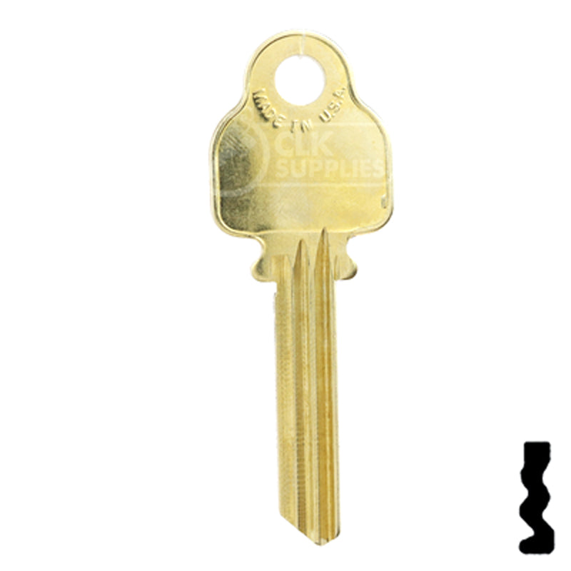 Uncut Key Blank | Medeco | A1517 Residential-Commercial Key Ilco