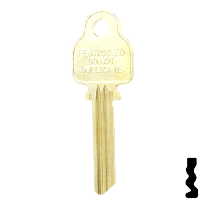 Uncut Key Blank | Medeco | A1517 Residential-Commercial Key Ilco
