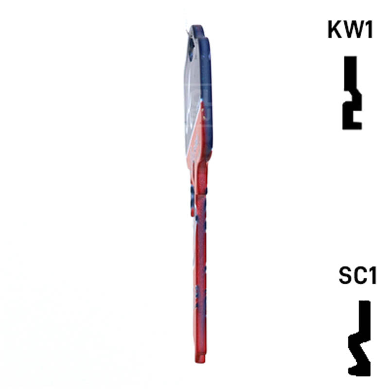 Uncut Key Blank | MLB ATLANTA BRAVES | Choose Keyway Residential-Commercial Key Ilco