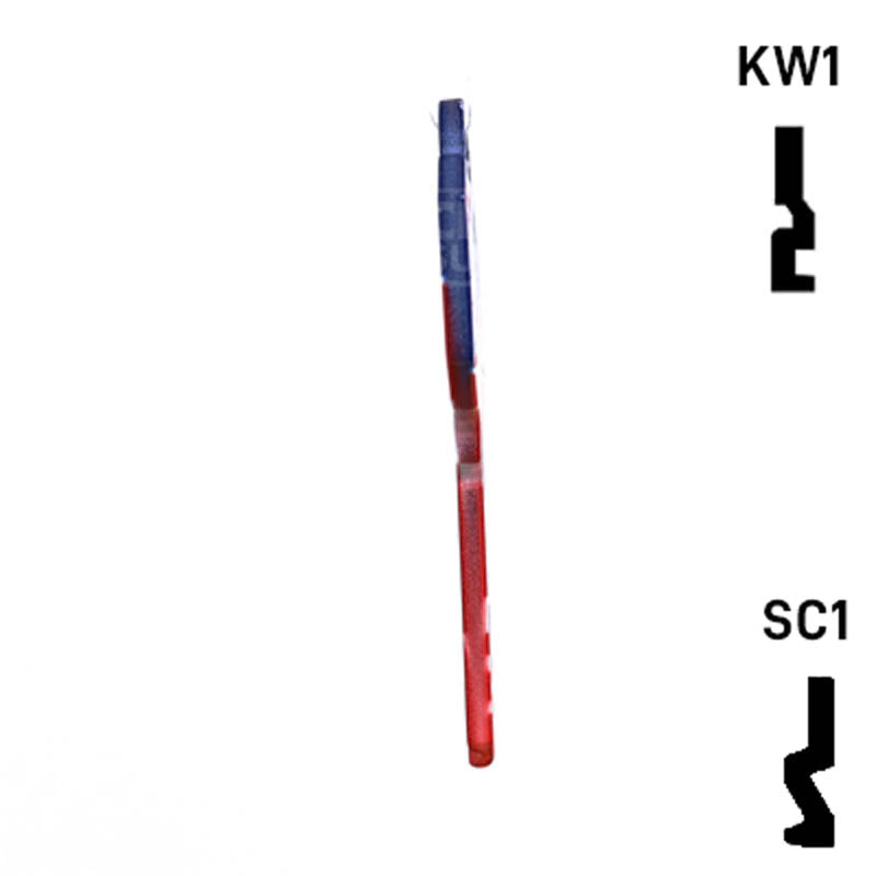 Uncut Key Blank | MLB CHICAGO CUBS | Choose Keyway Residential-Commercial Key Ilco