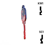 Uncut Key Blank | MLB CHICAGO CUBS | Choose Keyway Residential-Commercial Key Ilco
