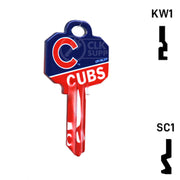 Uncut Key Blank | MLB CHICAGO CUBS | Choose Keyway Residential-Commercial Key Ilco