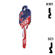 Uncut Key Blank | MLB CHICAGO CUBS | Choose Keyway Residential-Commercial Key Ilco