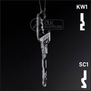Uncut Key Blank | MLB CHICAGO WHITE SOX | Choose Keyway Residential-Commercial Key Ilco