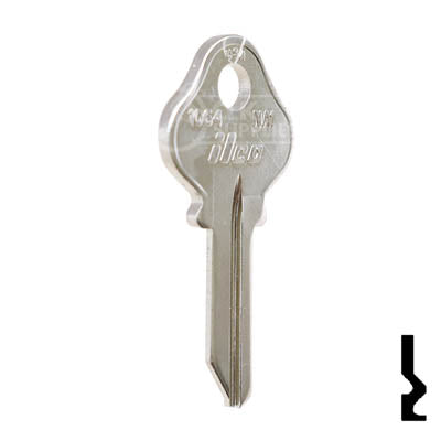 Uncut  Key Blank | National | 1064, NA1 Residential-Commercial Key Ilco