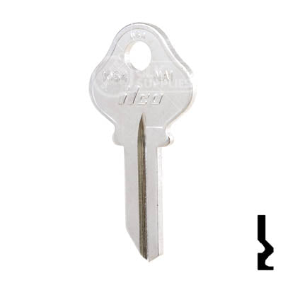 Uncut  Key Blank | National | 1064, NA1 Residential-Commercial Key Ilco