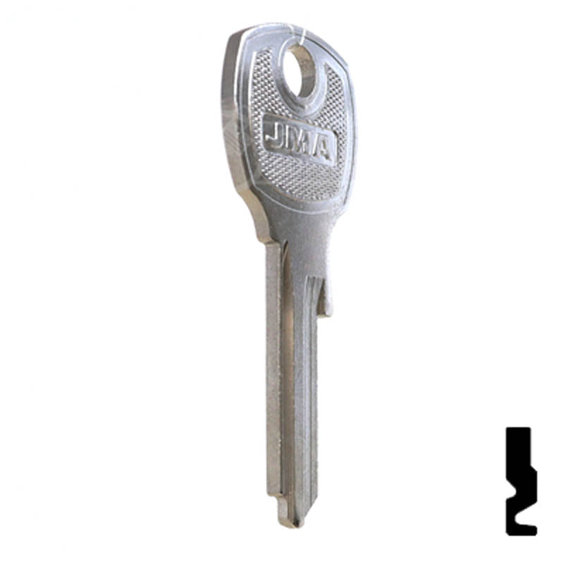Uncut Key Blank | National | NA24 Residential-Commercial Key Ilco
