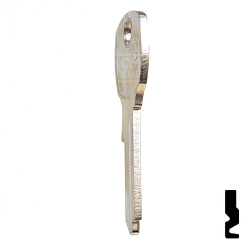 Uncut Key Blank | National | NA24 Residential-Commercial Key Ilco