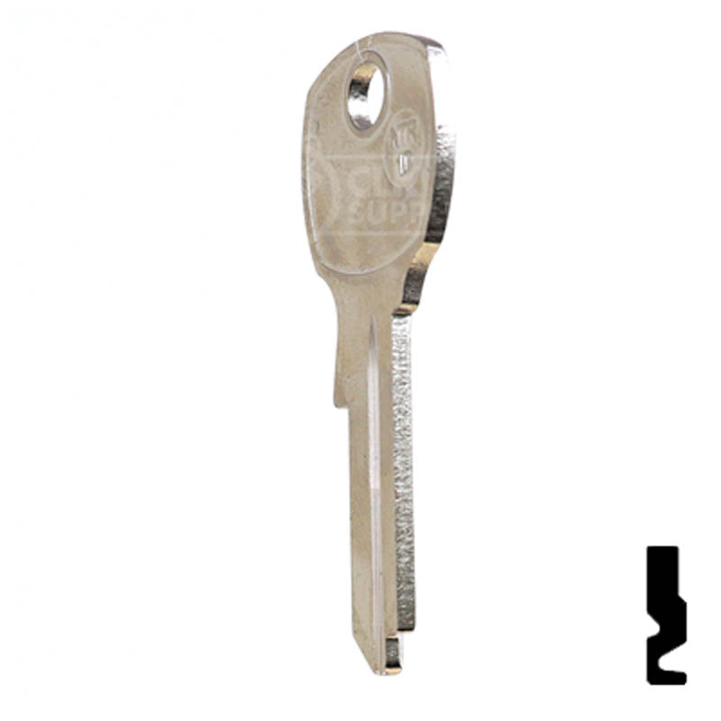 Uncut Key Blank | National | NA24 Residential-Commercial Key Ilco