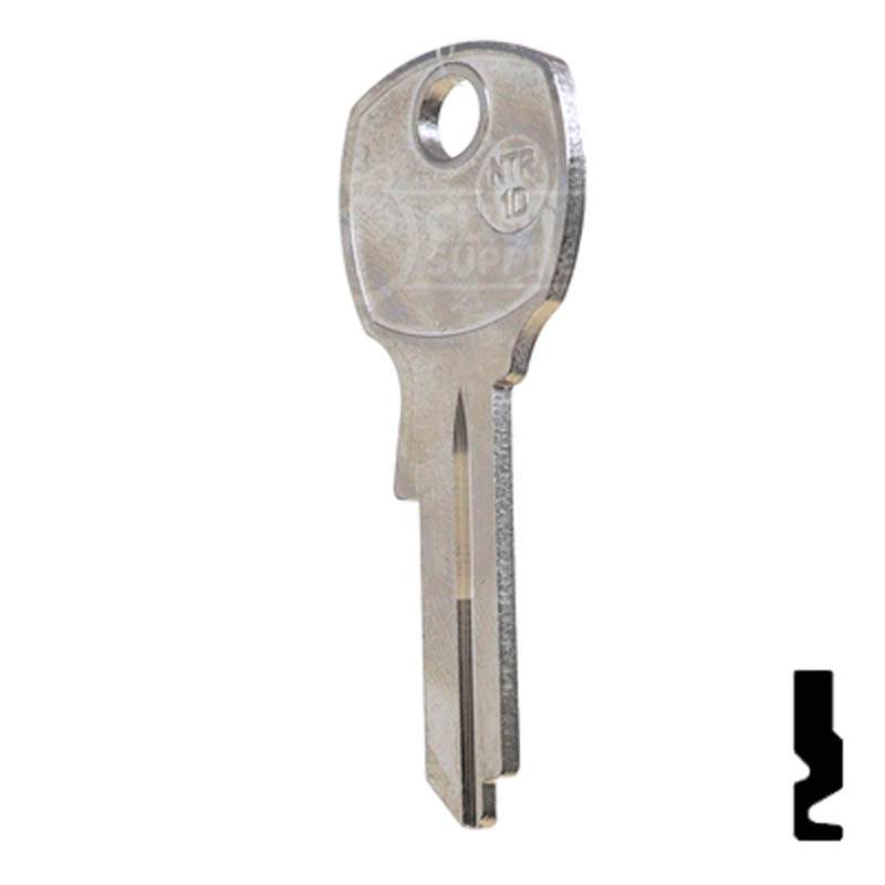 Uncut Key Blank | National | NA24 Residential-Commercial Key Ilco