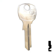 Uncut Key Blank | National | NA24 Residential-Commercial Key Ilco