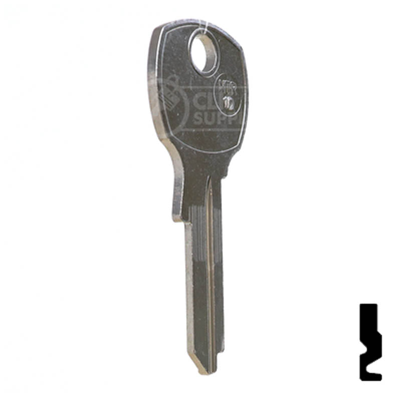 Uncut Key Blank | National | NA24 Residential-Commercial Key Ilco
