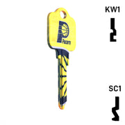 Uncut Key Blank | NBA Indiana Pacers | Choose Keyway Residential-Commercial Key Ilco