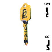 Uncut Key Blank | NBA Indiana Pacers | Choose Keyway Residential-Commercial Key Ilco