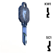 Uncut Key Blank | NBA Memphis Grizzlies | Choose Keyway Residential-Commercial Key Ilco