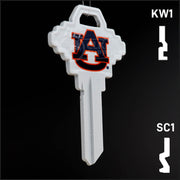 Uncut Key Blank | NCAA Auburn | Choose Keyway Residential-Commercial Key Ilco