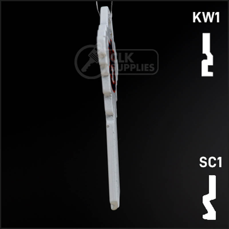 Uncut Key Blank | NCAA Auburn | Choose Keyway Residential-Commercial Key Ilco