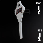 Uncut Key Blank | NCAA Auburn | Choose Keyway Residential-Commercial Key Ilco