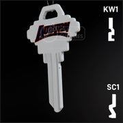 Uncut Key Blank | NCAA Auburn | Choose Keyway Residential-Commercial Key Ilco