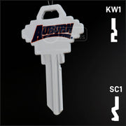 Uncut Key Blank | NCAA Auburn | Choose Keyway Residential-Commercial Key Ilco