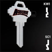 Uncut Key Blank | NCAA Auburn | Choose Keyway Residential-Commercial Key Ilco