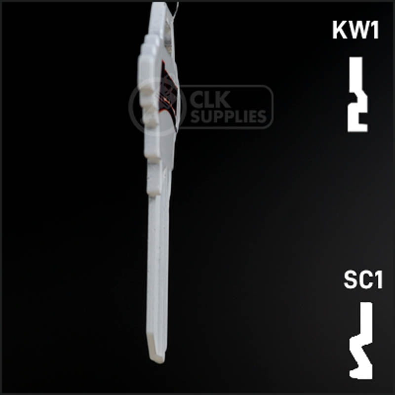 Uncut Key Blank | NCAA Auburn | Choose Keyway Residential-Commercial Key Ilco