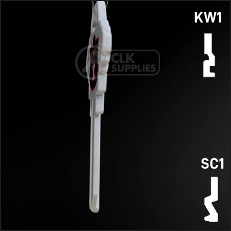 Uncut Key Blank | NCAA Auburn | Choose Keyway Residential-Commercial Key Ilco