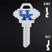 Uncut Key Blank | NCAA Kentucky | Choose Keyway Residential-Commercial Key Ilco