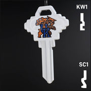 Uncut Key Blank | NCAA Kentucky | Choose Keyway Residential-Commercial Key Ilco