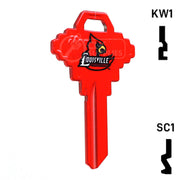 Uncut Key Blank | NCAA Louisville | Choose Keyway Residential-Commercial Key Ilco