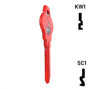 Uncut Key Blank | NCAA Louisville | Choose Keyway Residential-Commercial Key Ilco