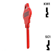 Uncut Key Blank | NCAA Louisville | Choose Keyway Residential-Commercial Key Ilco