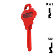 Uncut Key Blank | NCAA Louisville | Choose Keyway Residential-Commercial Key Ilco