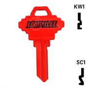 Uncut Key Blank | NCAA Louisville | Choose Keyway Residential-Commercial Key Ilco