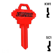 Uncut Key Blank | NCAA Louisville | Choose Keyway Residential-Commercial Key Ilco