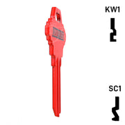 Uncut Key Blank | NCAA Louisville | Choose Keyway Residential-Commercial Key Ilco