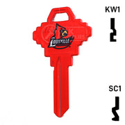 Uncut Key Blank | NCAA Louisville | Choose Keyway Residential-Commercial Key Ilco