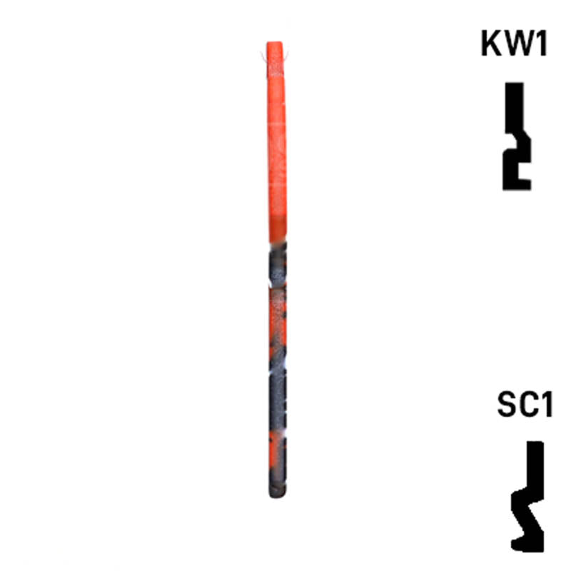 Uncut Key Blank | NFL Cincinnati Bengals | Choose Keyway Residential-Commercial Key Ilco