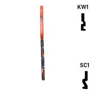 Uncut Key Blank | NFL Cincinnati Bengals | Choose Keyway Residential-Commercial Key Ilco