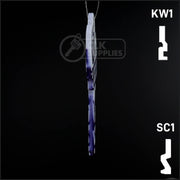 Uncut Key Blank |  NFL INDIANAPOLIS COLTS | Choose Keyway Residential-Commercial Key Ilco