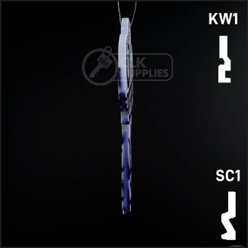 Uncut Key Blank |  NFL INDIANAPOLIS COLTS | Choose Keyway Residential-Commercial Key Ilco